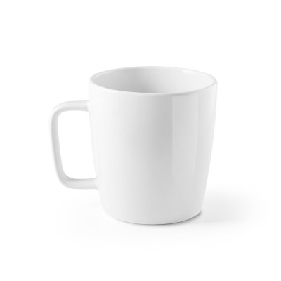 DHONI WHITE. Ceramic mug 450 mL